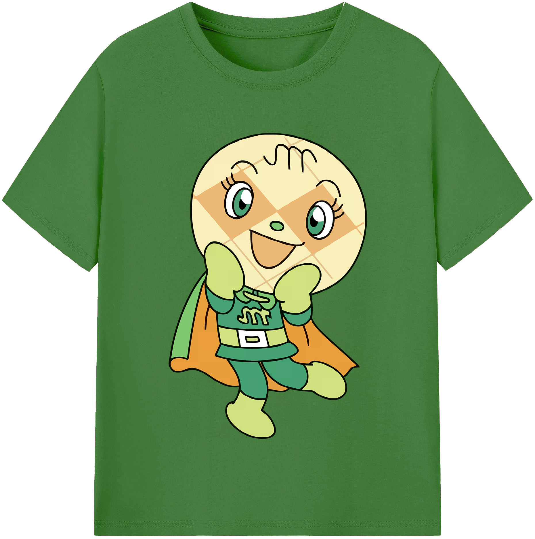 （画像用） アンパンマン Anpanman レディースカジュアルプリントTシャツ（綿100％）